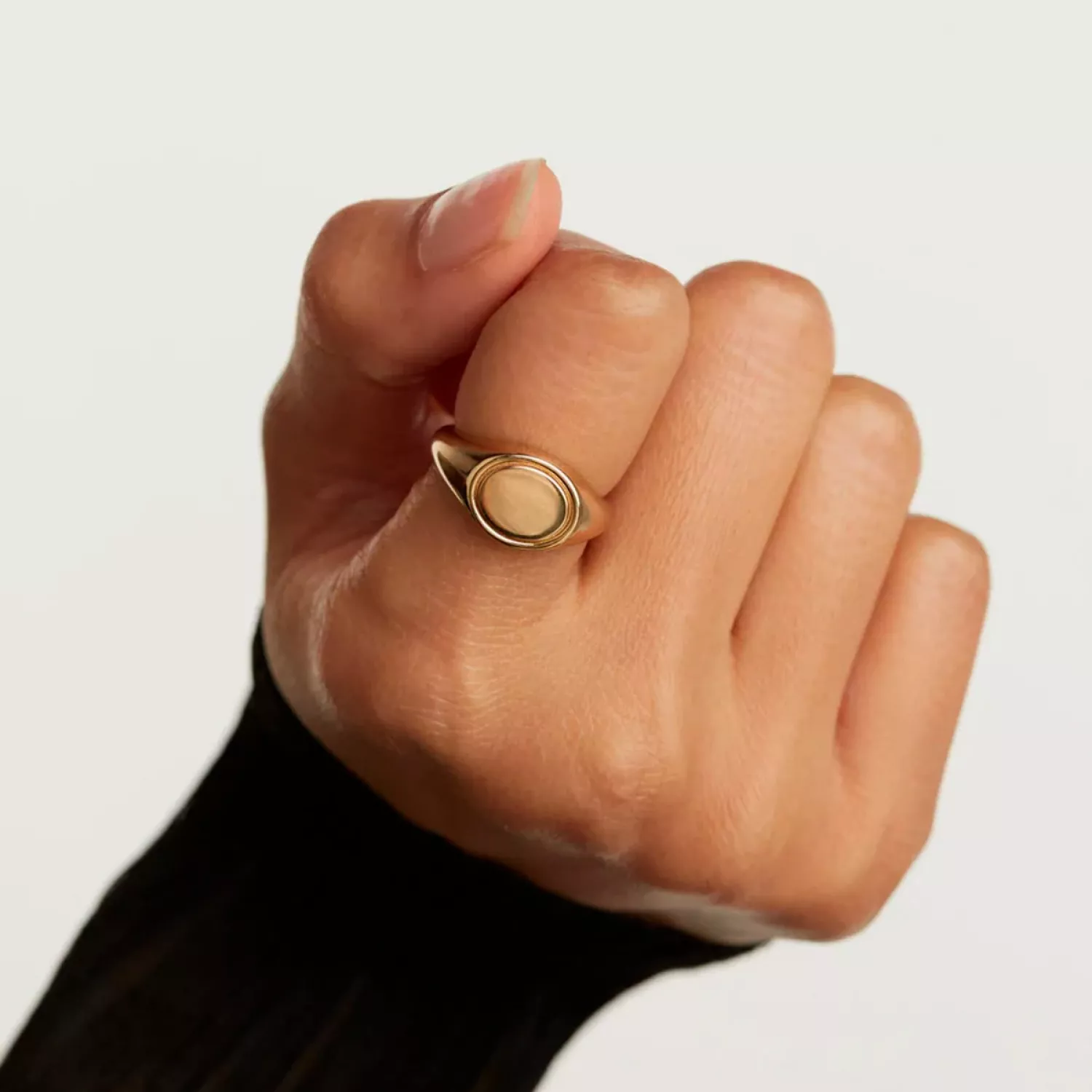 PDPAOLA Stamp Ring 18 kt. Forgyldt Sølv AN01-628