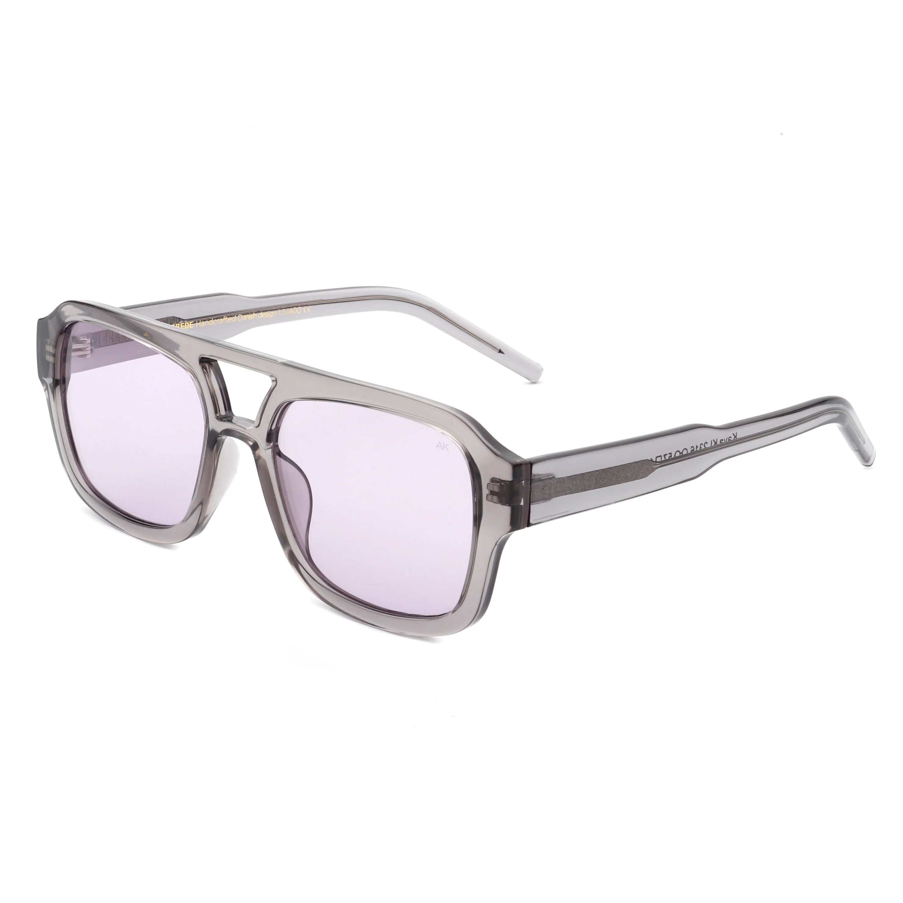 A. Kjærbede  Kaya solbrille - Grey Transparent