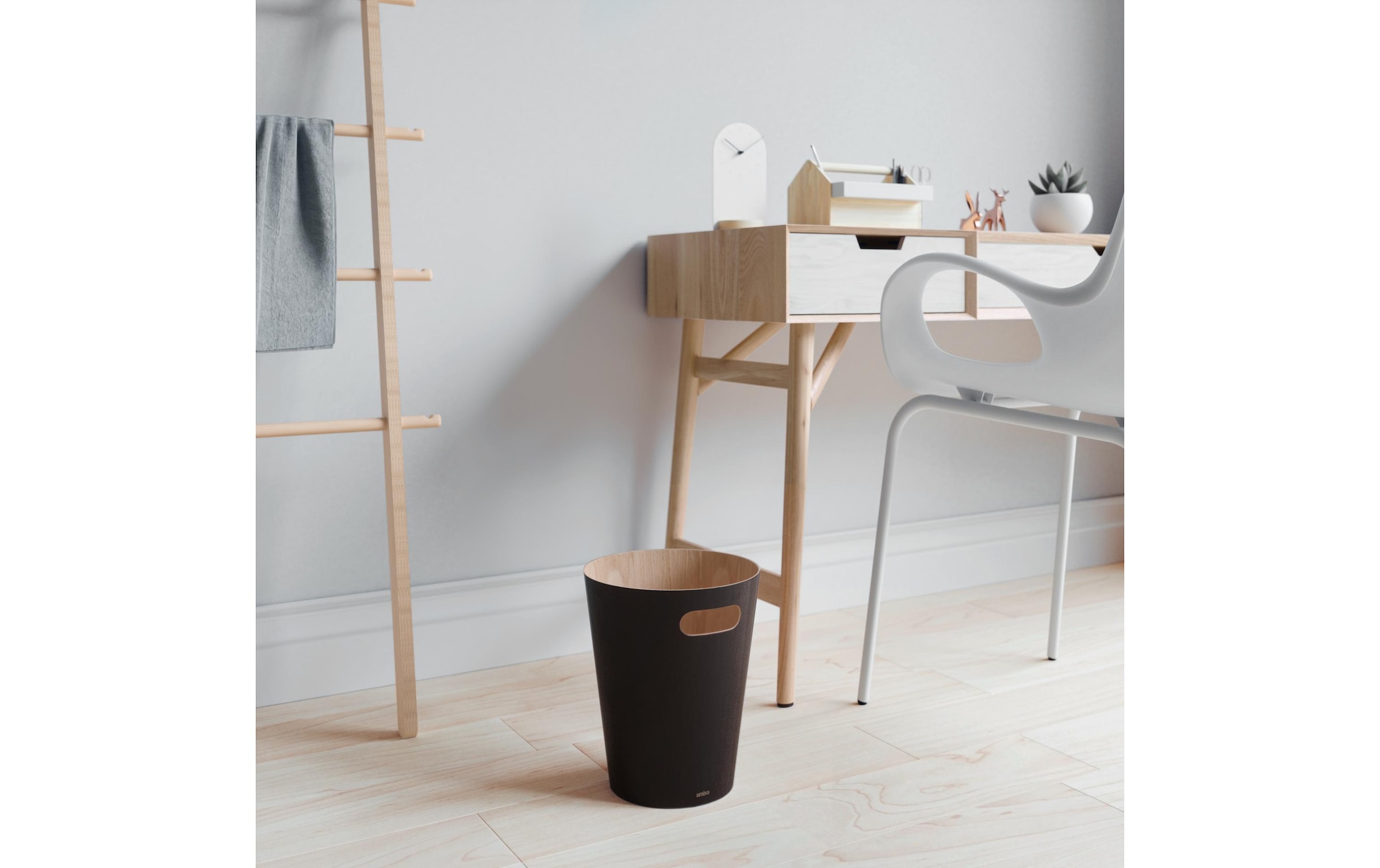 Umbra Mülleimer »Woodrow 45053 l« 1 Behälter Holzart: Birke (China)