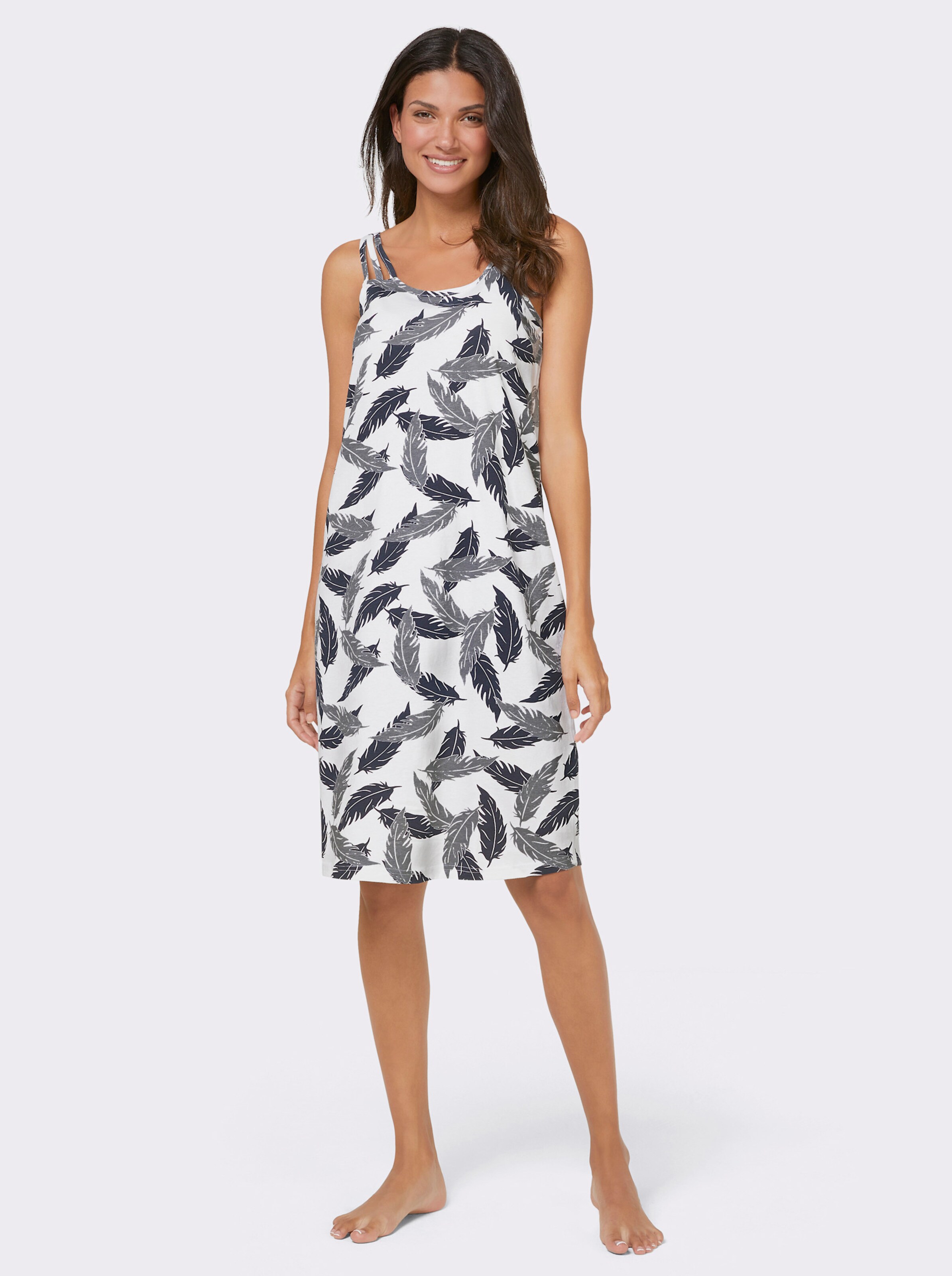Sommerkleid mit schmalen Trägern