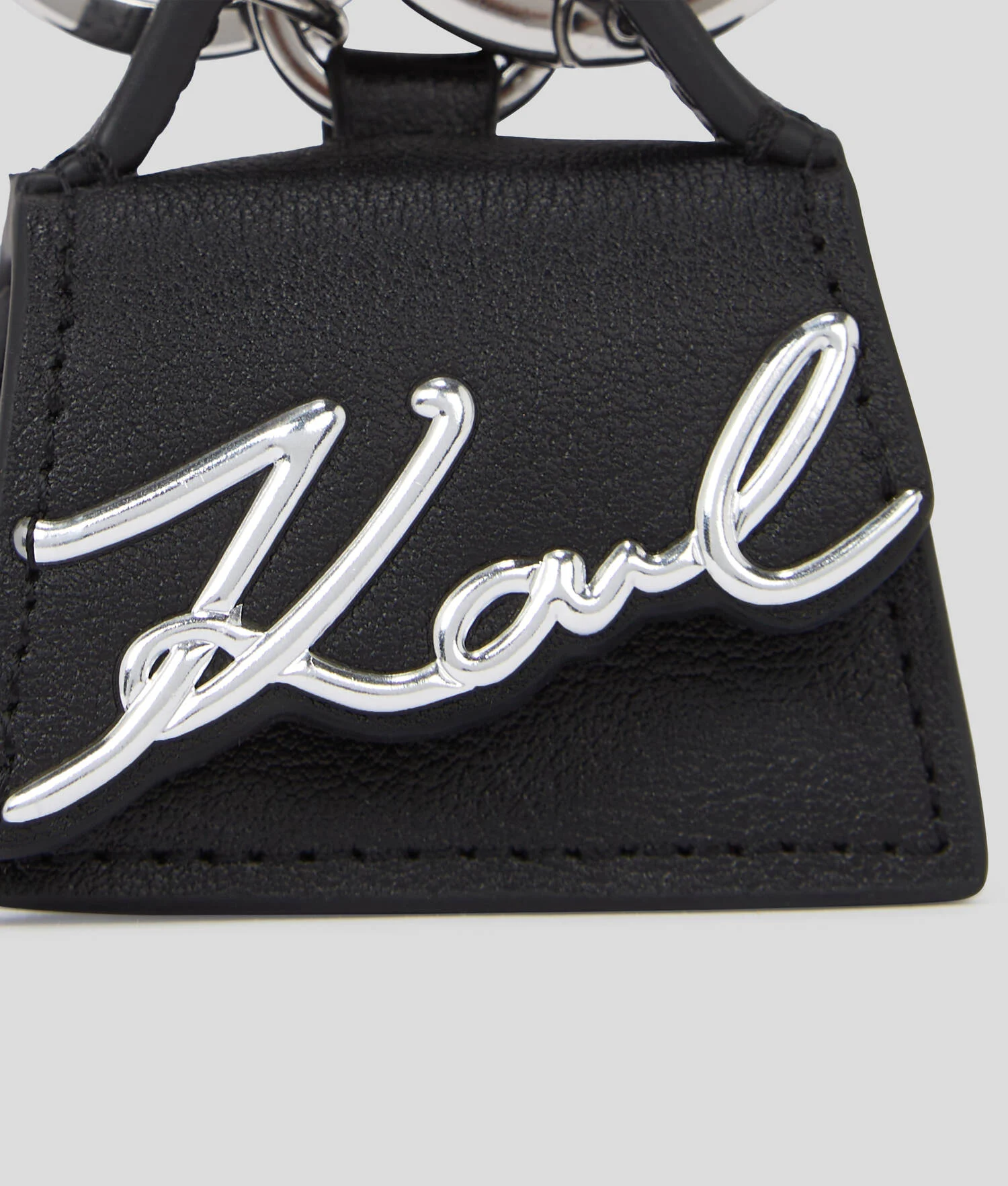 PORTE-CLÉS À BRELOQUE SAC K/SIGNATURE - Noir
