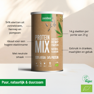 Purasana Protein Mix Sunflower Hemp Pumpkin 400GR