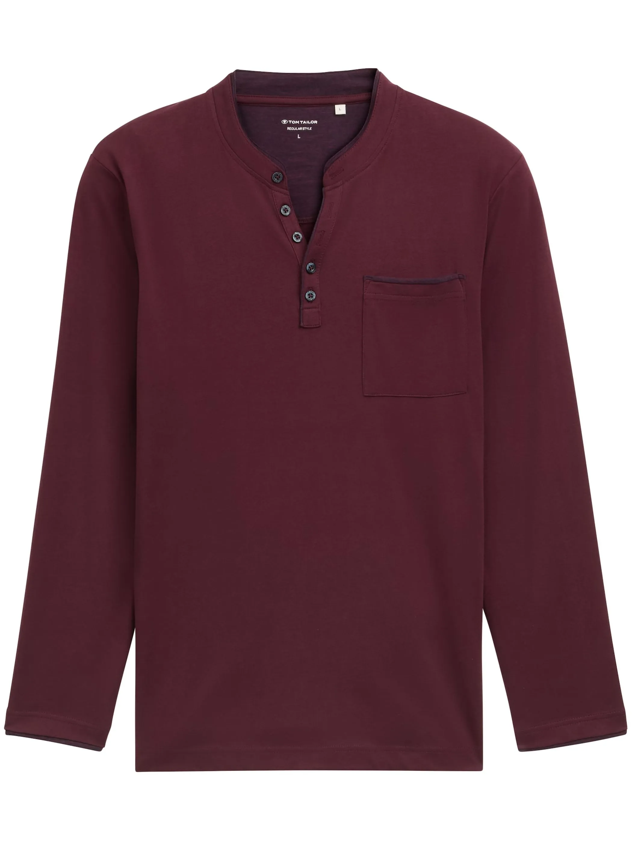 Herren Shirt mit Serafinoausschnitt