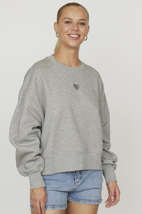 SisterS point grijze dames sweater