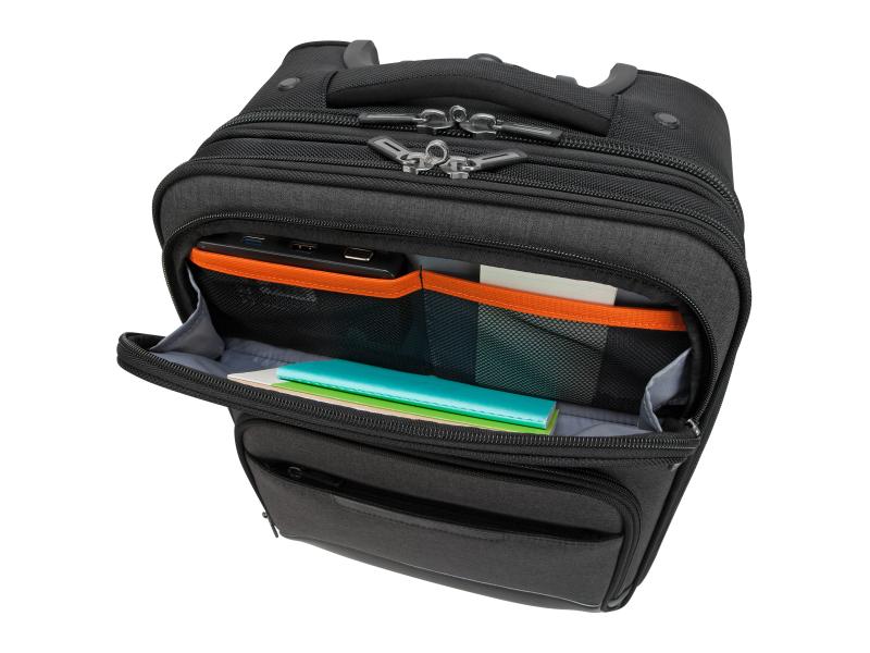 Targus Notebook-Rollkoffer City Smart Compact Business-Trolley mit 2 Rollen