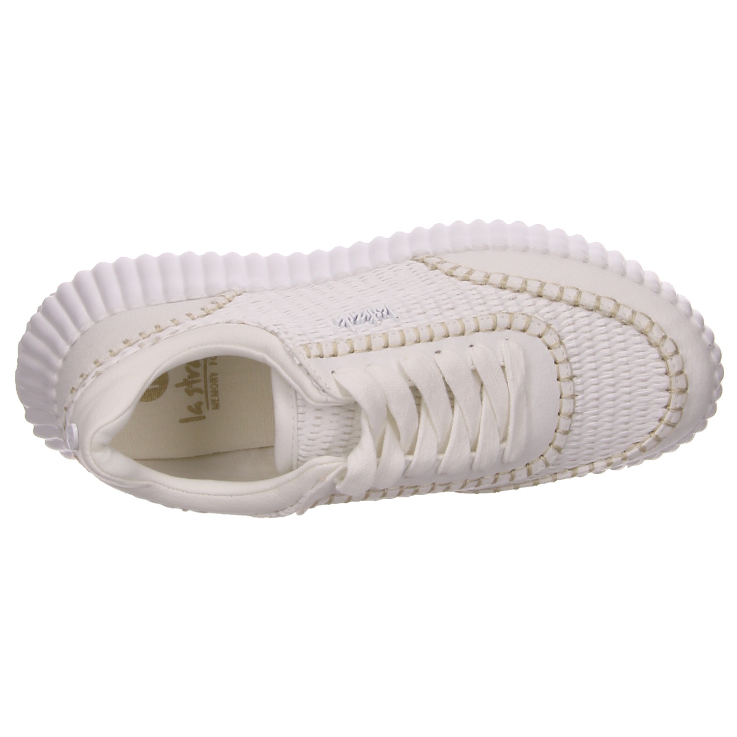 La Strada Schnürschuhe weiß weiss/weiss kombi