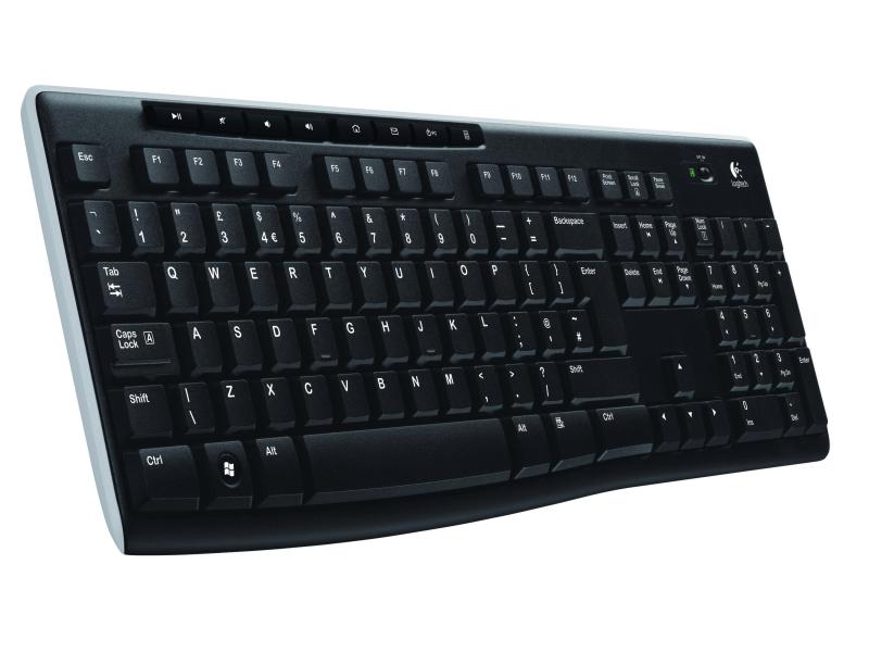 Logitech Tastatur K270 Zuverlässige, kabellose Tastatur