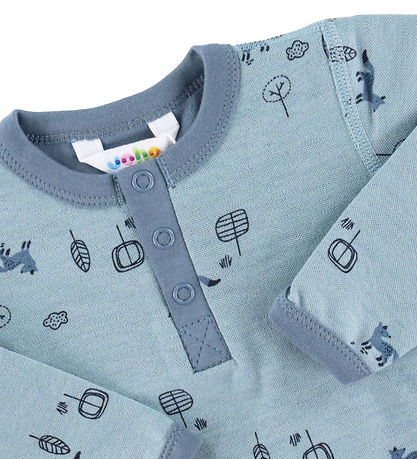 Joha Body L/æ - Wolle/Baumwolle - Blau
