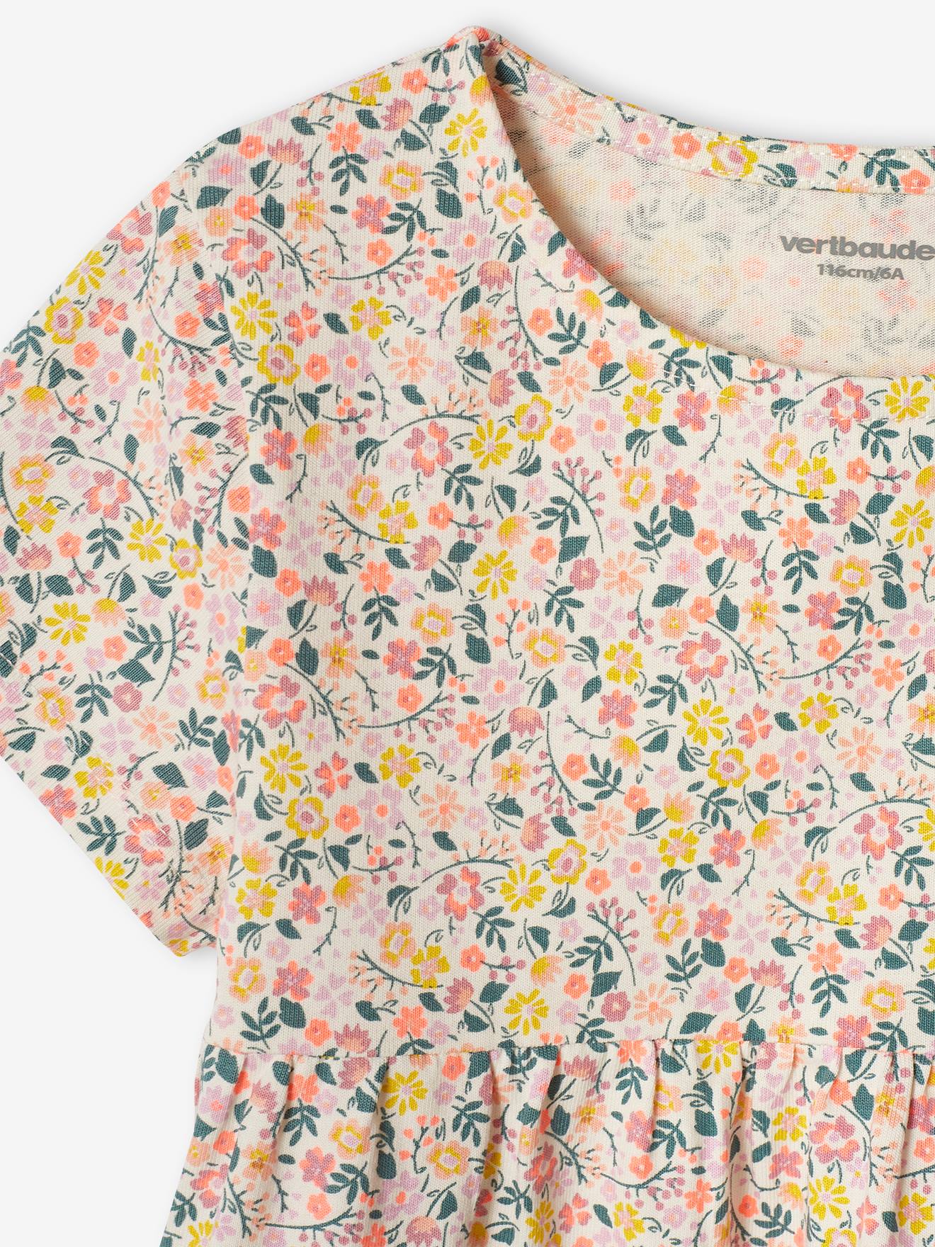 Conjunto de vestido e casaquinho infantil, azul médio liso