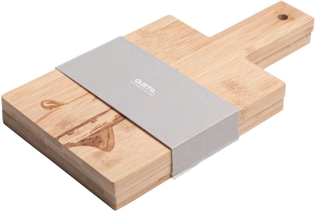 Gusta serveerplank sardientje naturel 27 x 14 x 3 cm