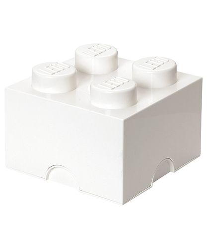 LEGO® Storage Aufbewahrungsbox - 4 Knäufe - 25x25x18 - Weiß