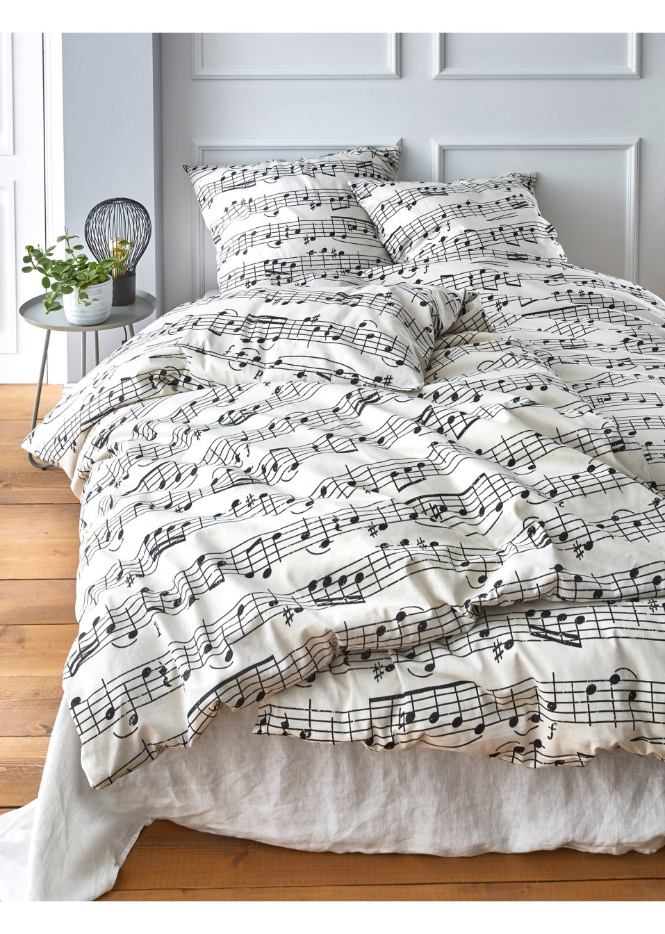 Parure de lit avec notes de musique
