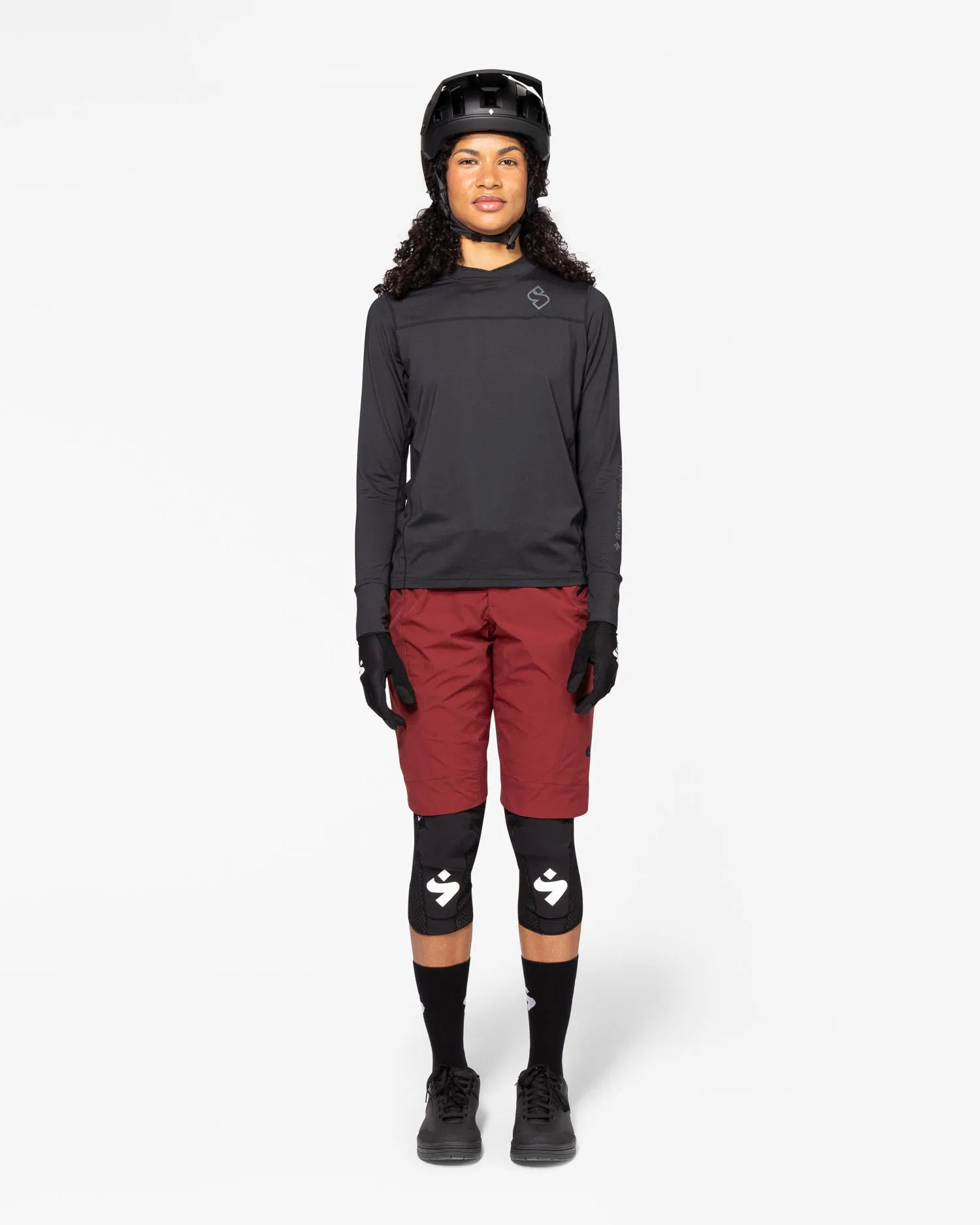Hunter MTB LS Jersey Dame Black