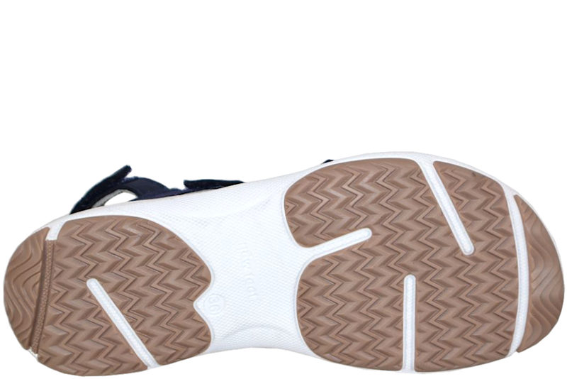 NEW FEET SANDAL I MØRKEBLÅ NUBUCK