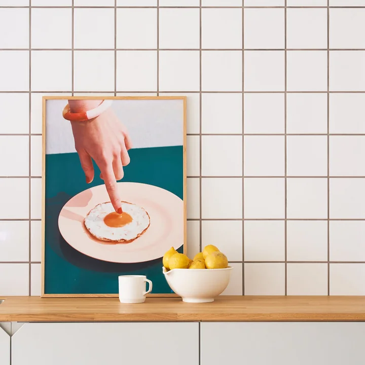 Paper Collective - Fried Egg Poster, 30 x 40 cm