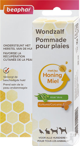 Beaphar Pommade Pour Plaies Au Miel Pour Tous Les Animaux Flacon 30ml