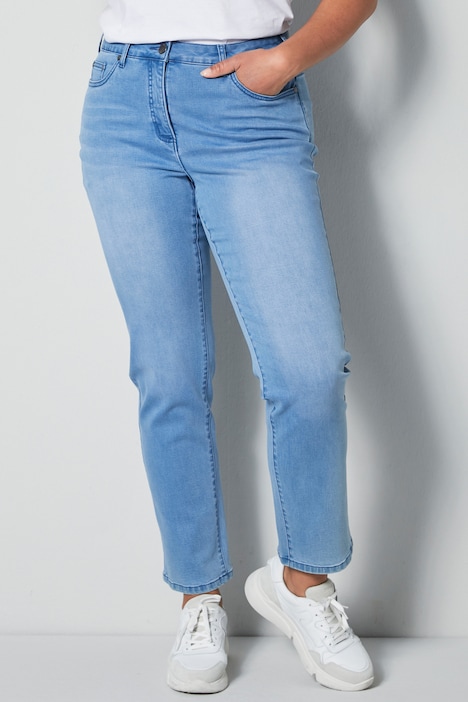 Shaping-Jeans, Powerstretch-Denim, 5-Pocket, teilelastischer Bund