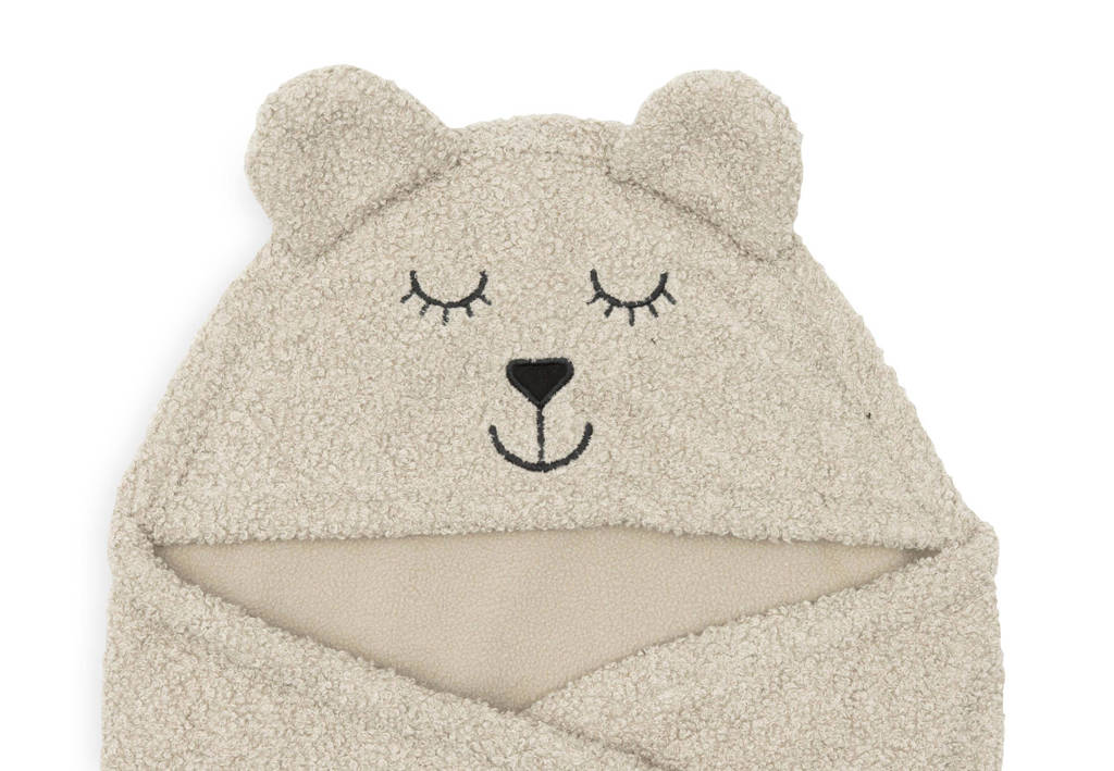universele wikkeldeken Bear Boucle voor auto 100x105 cm - Olive Green