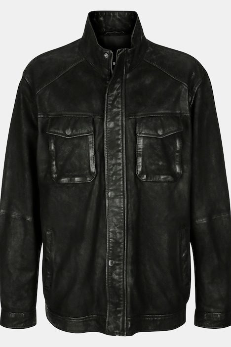 Boston Park Lederjacke, echtes Leder, bis 74