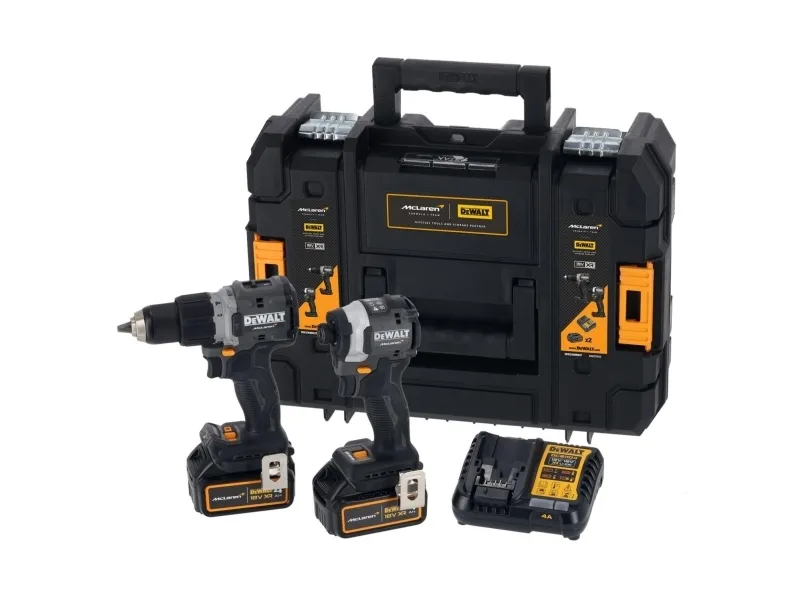 Batteridrevet sæt Combo DCF85M   DCD85M, 18V, 2x4Ah, XR, DeWalt [DCK200MM2T-QW] edition MCLAREN