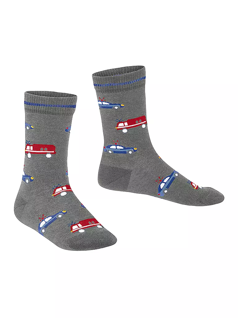 FALKE Jungen Socken light grey melange hellgrau