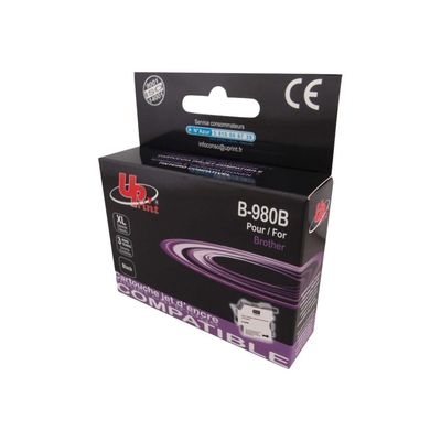 Cartouche compatible Brother LC1100/LC980 - noir - Uprint
