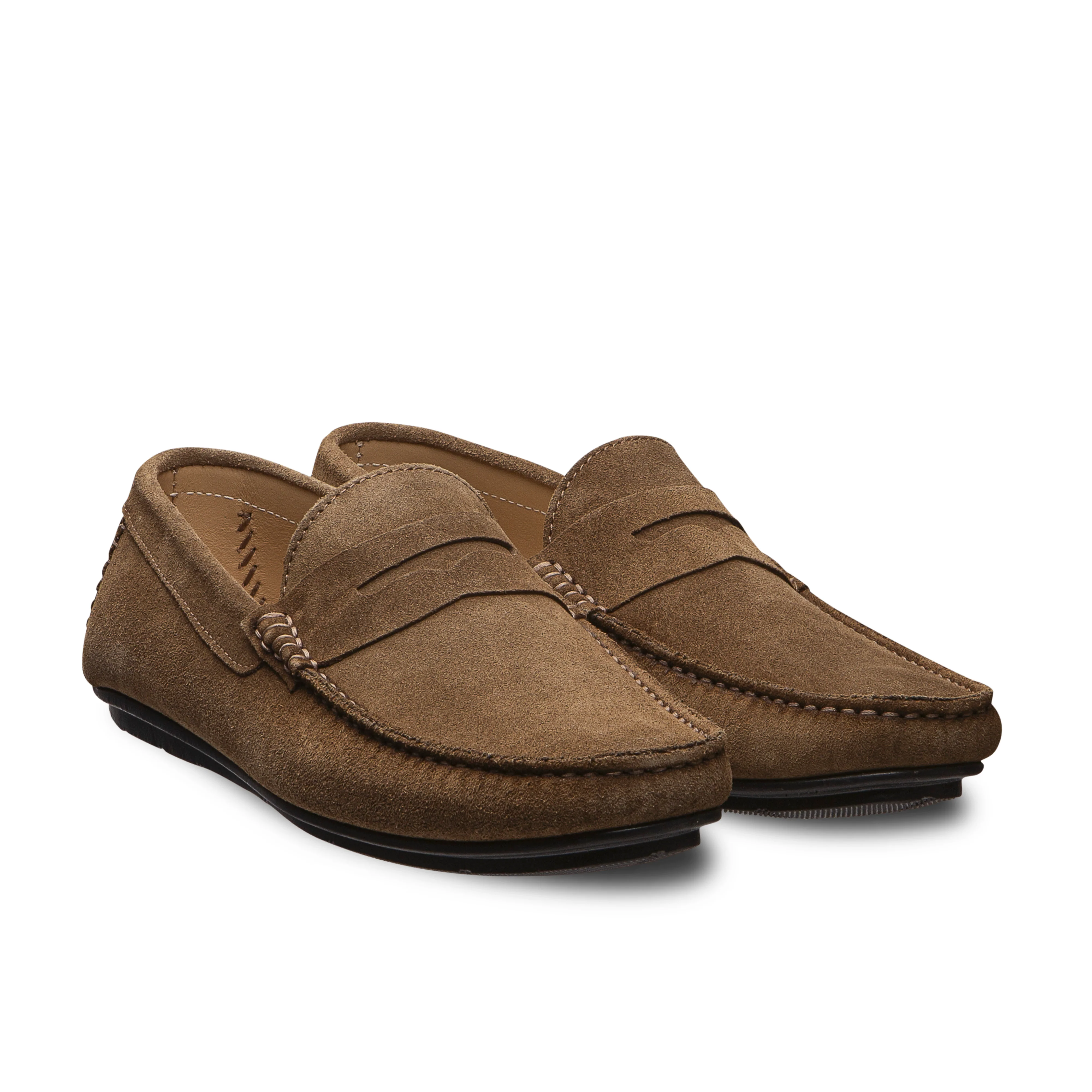 Mocassin été driver homme velours camel Fiorano 700