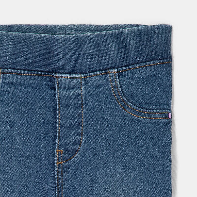 Jean slim bébé fille taille élastiquée bleu stone Catimini Bleu