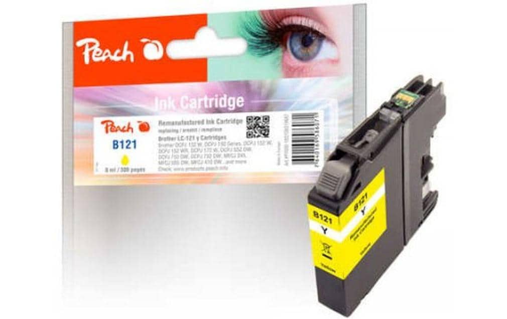 Tinte Brother LC-121Tinte, Yellow