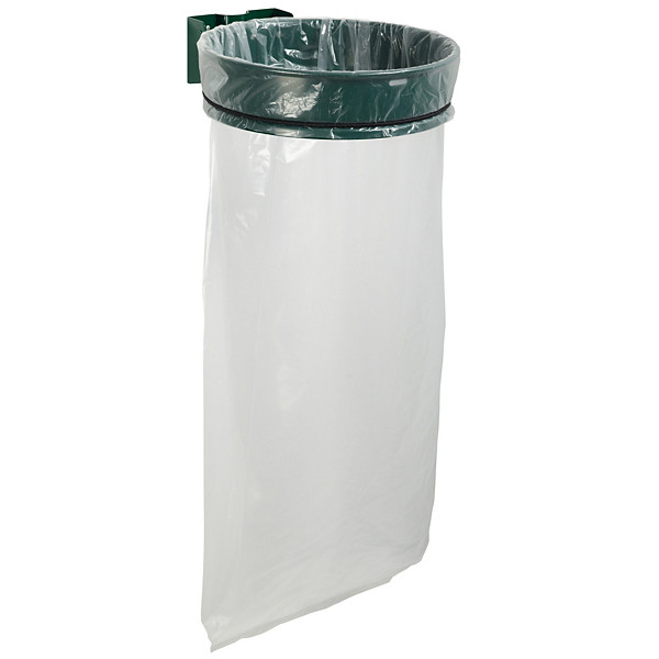 Support sac poubelle mural Rossignol Ecollecto essentiel vert sans couvercle 110 L