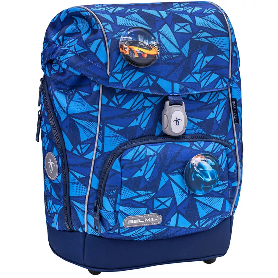 Belmil Schulranzen Premium Comfy Plus Set 5-teilig Glacier Blue