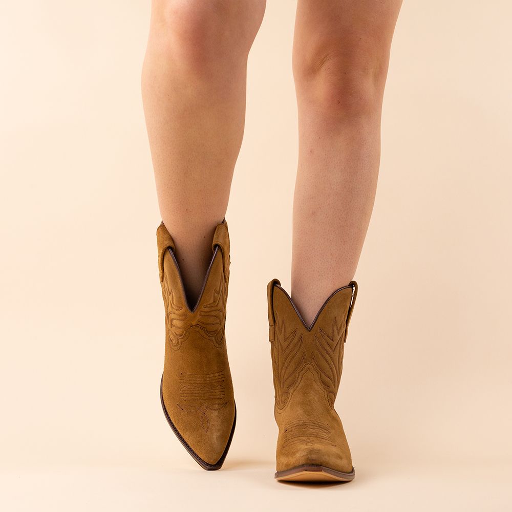 Sendra 18495S enkellaarsjes camel