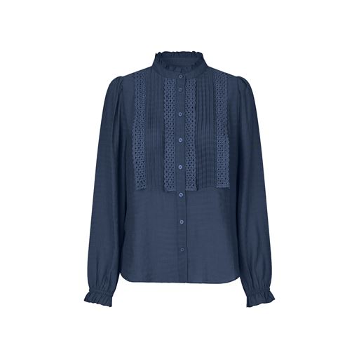 Lollys Laundry Ariel Skjorte, Dark Blue, M