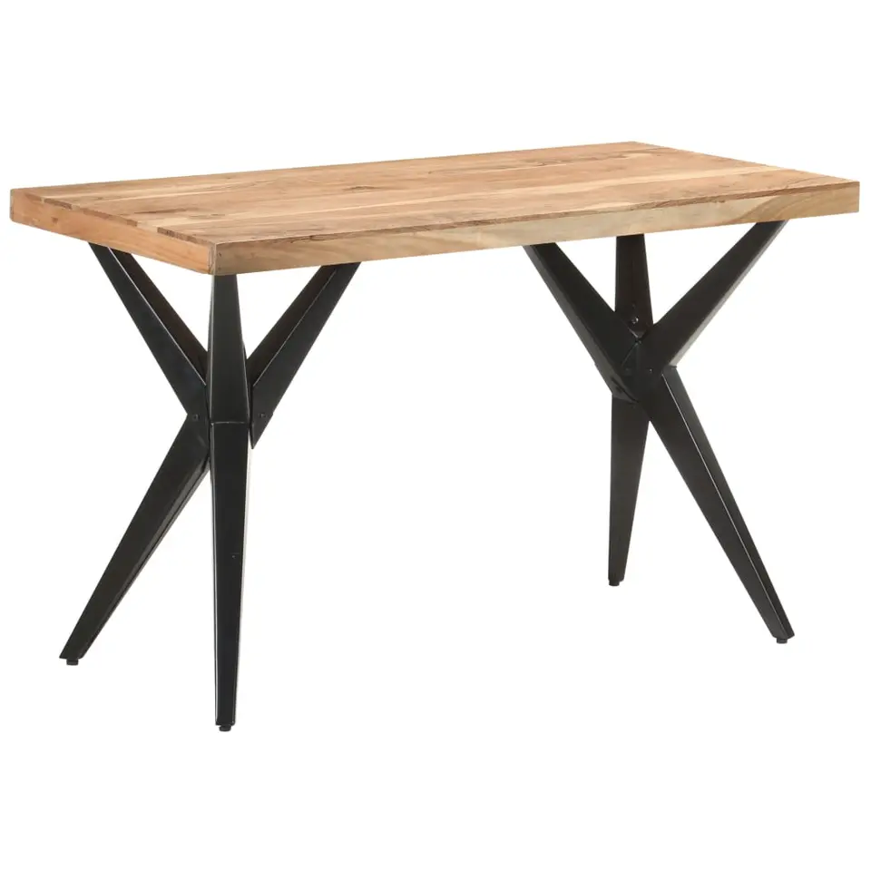 vidaXL - Eettafel - Bruin - Hout - 120 x 60 x 76 cm