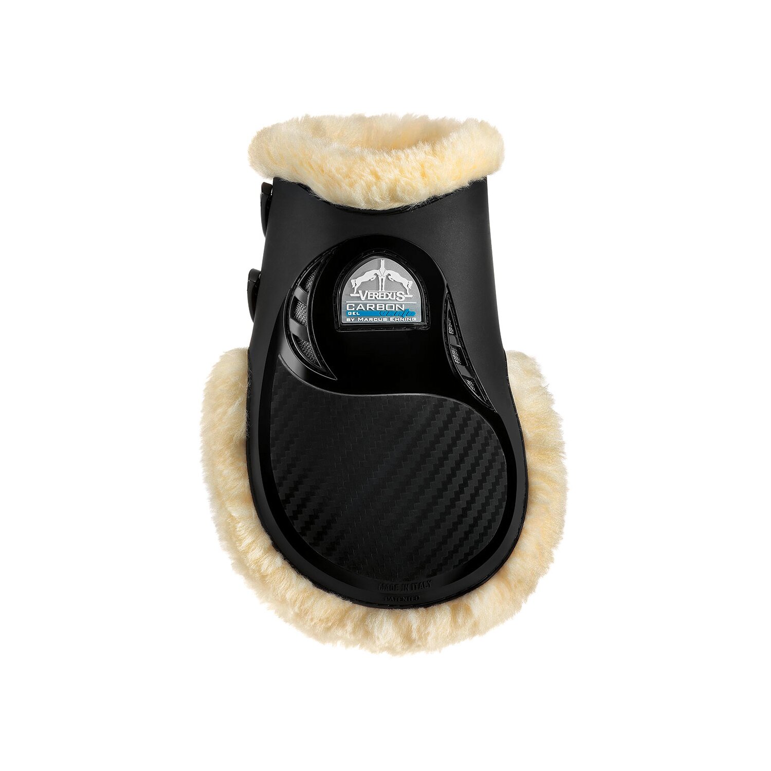 VEREDUS Streichkappen Carbon Gel Vento Save the Sheep, für die Hinterbeine  - black