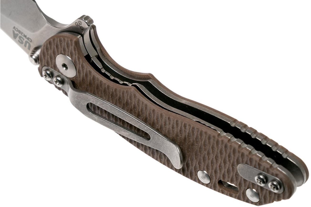 Rick Hinderer XM18 3” Skinny Slicer Linerlock, Flat Dark Earth G10 zakmes