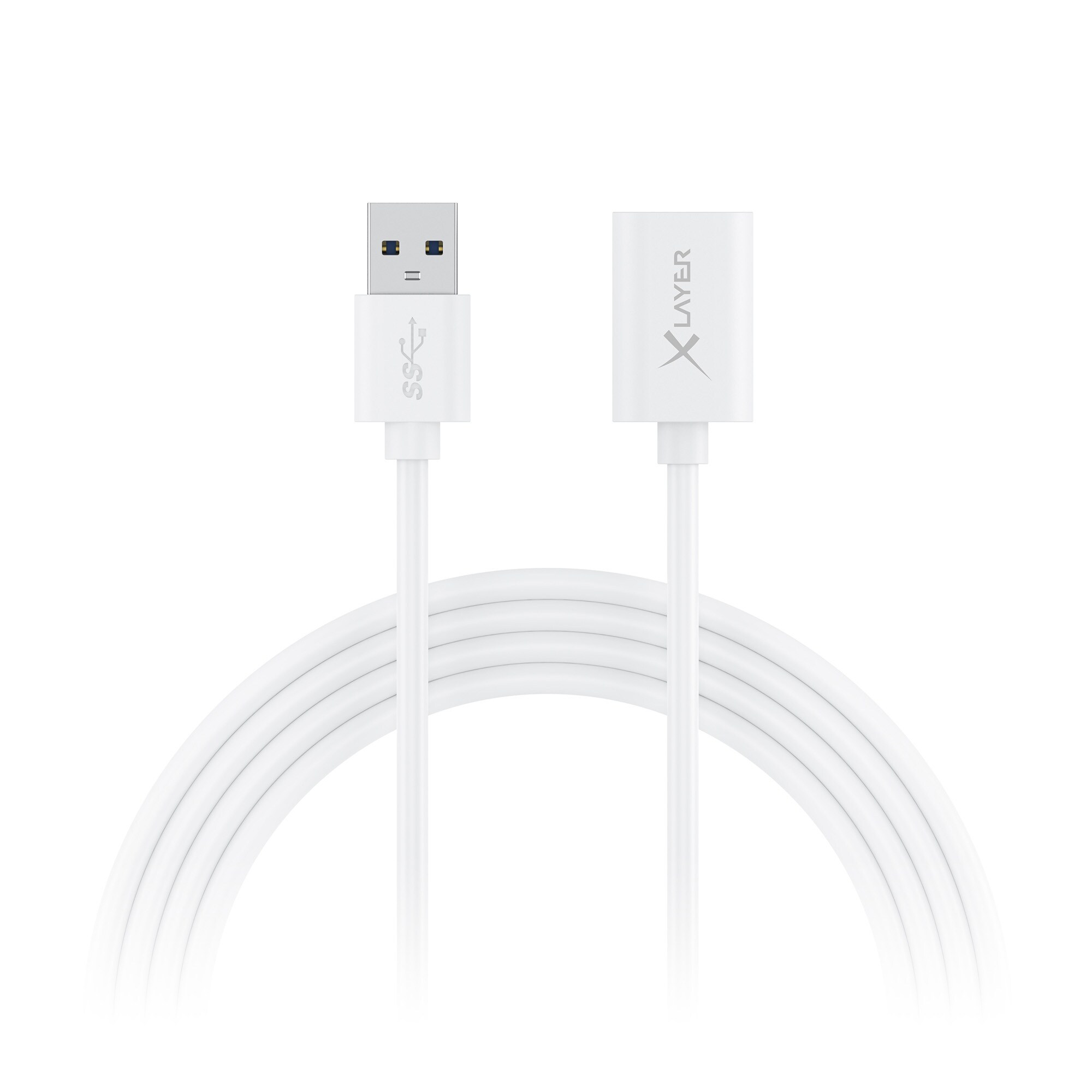 Xlayer COLOURLINE Kabel Colour Line Verlängerungskabel USB to USB 1.5 m