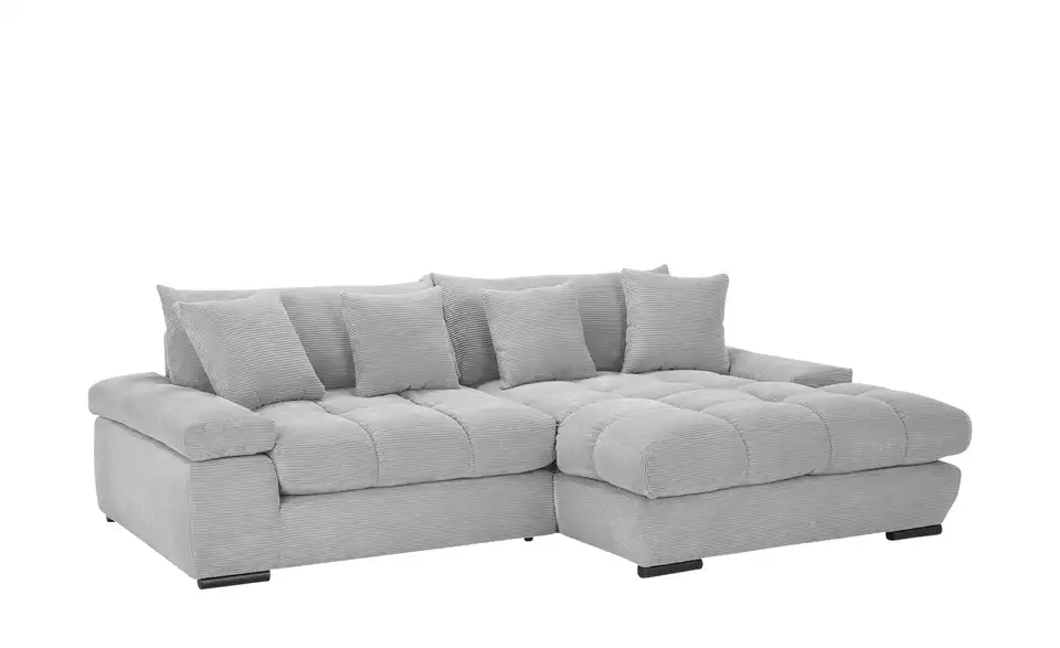 Ecksofa Hella rechts Hellgrau