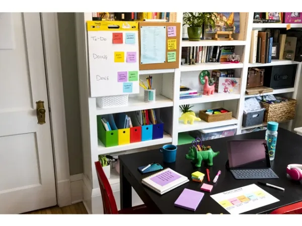 Post-it® Super Sticky Notes Playful 76x76 mm - (6 stk.)