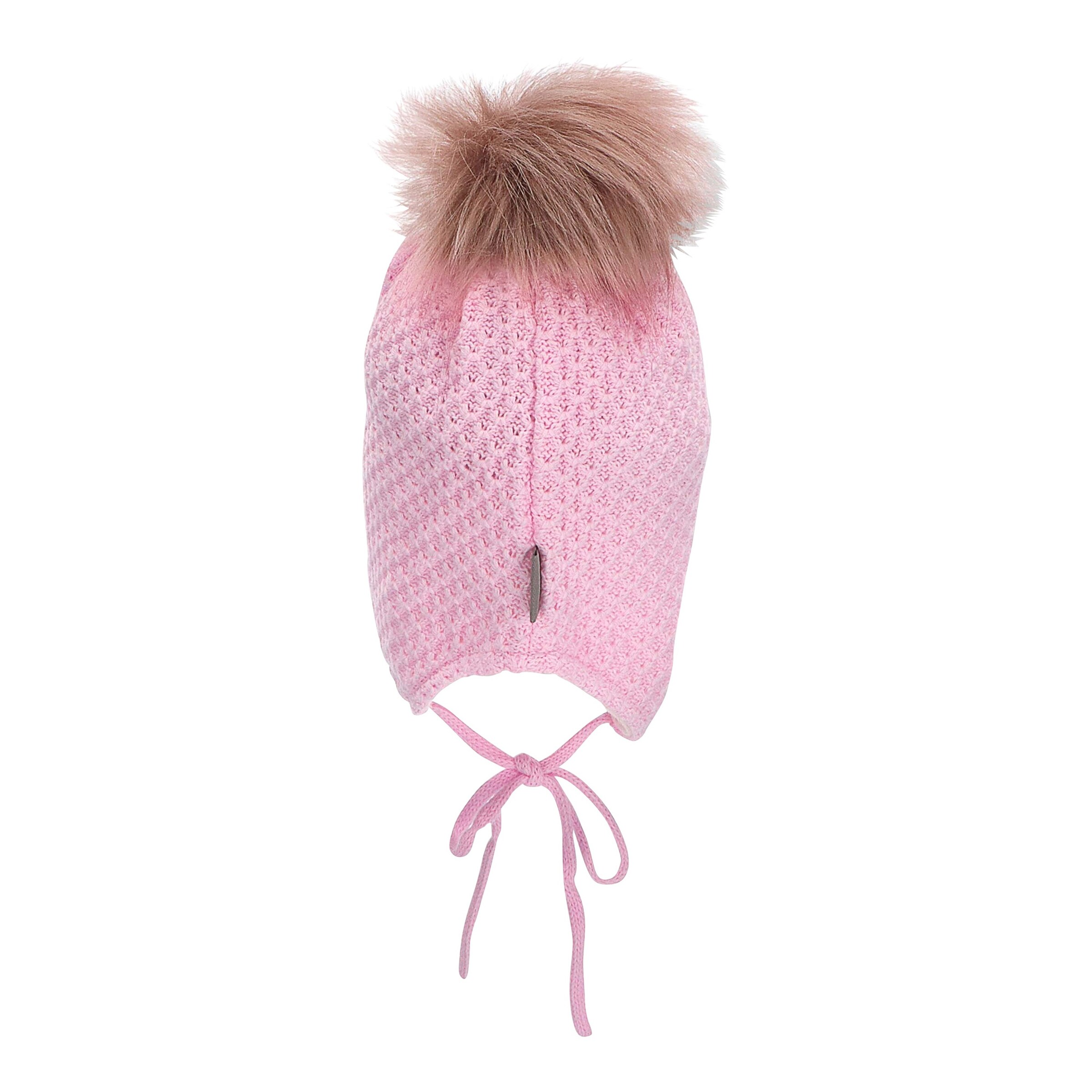 Sterntaler Winter-Strickmütze Bommel Herz