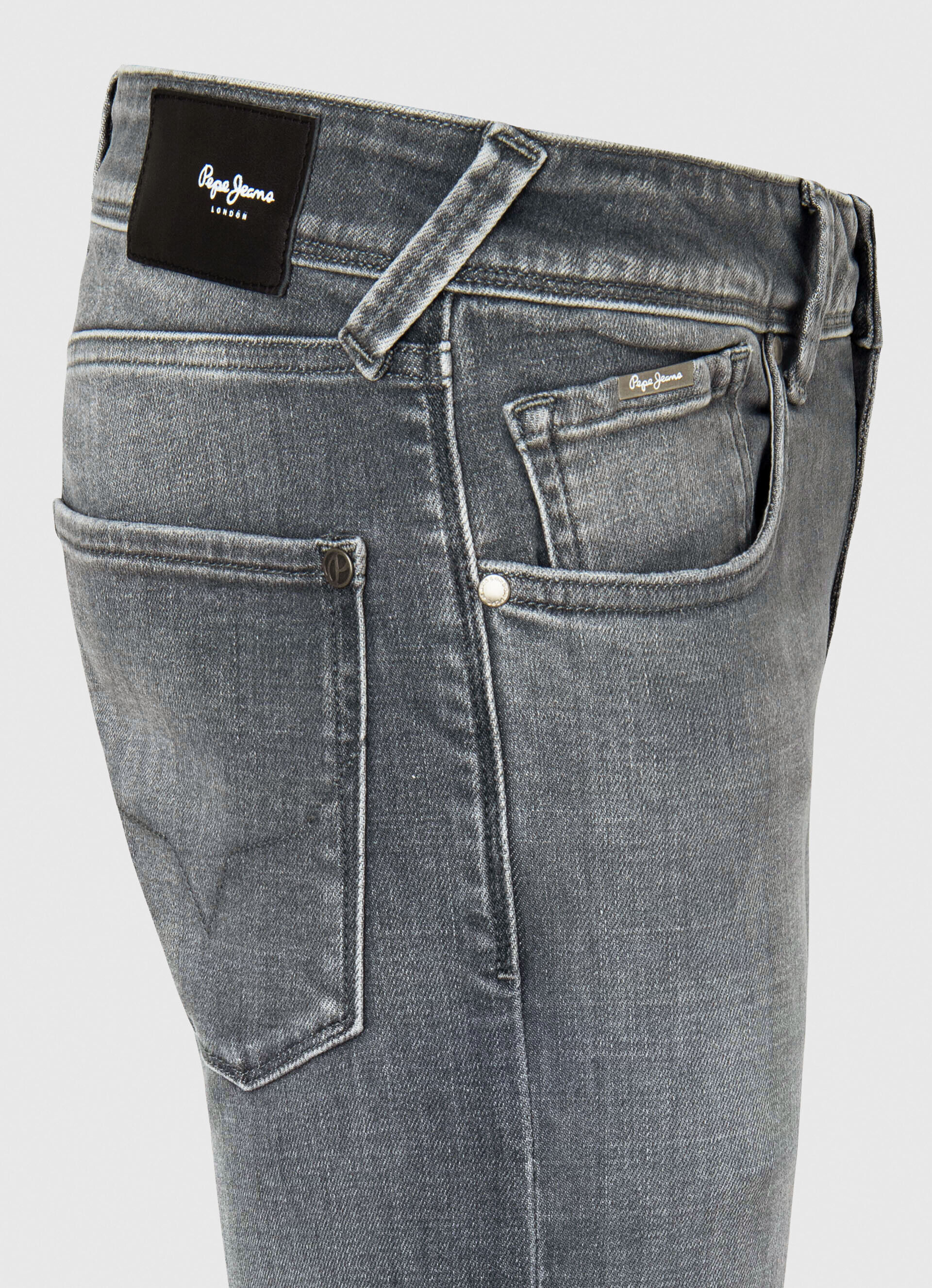 Calça jeans skinny de cintura baixa Jean Finsbury Fit - jeans
