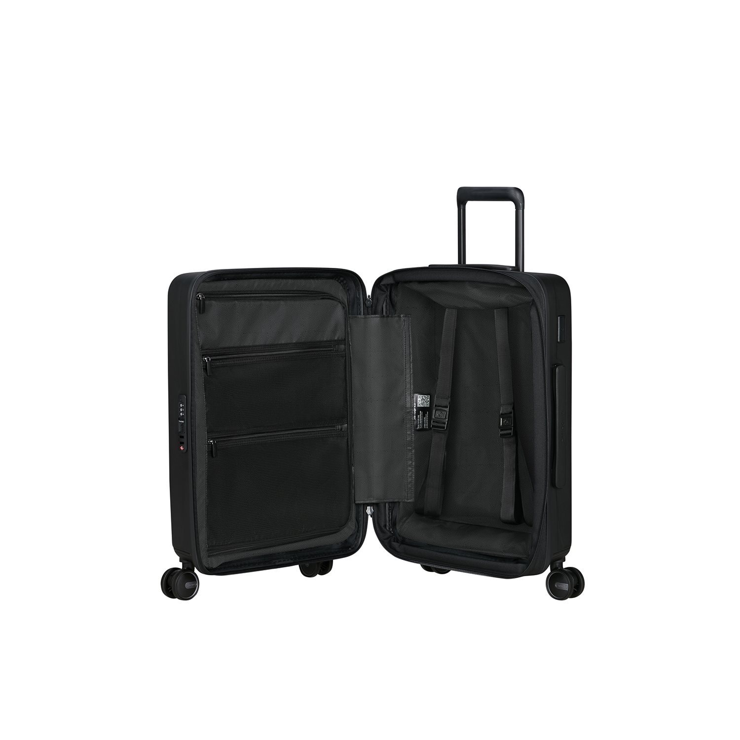 Samsonite Restackd Spinner 55 EXP Easy Acces black