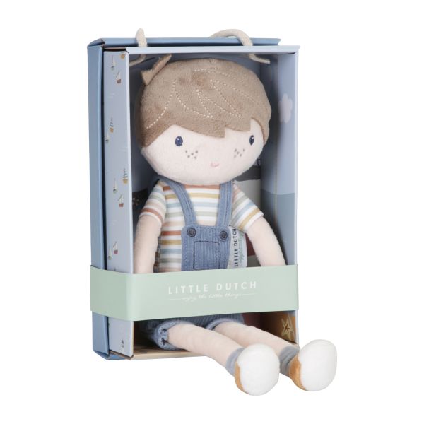 Little Dutch Vintage Sunny Stripes Knuffelpop - Jim - 35 cm