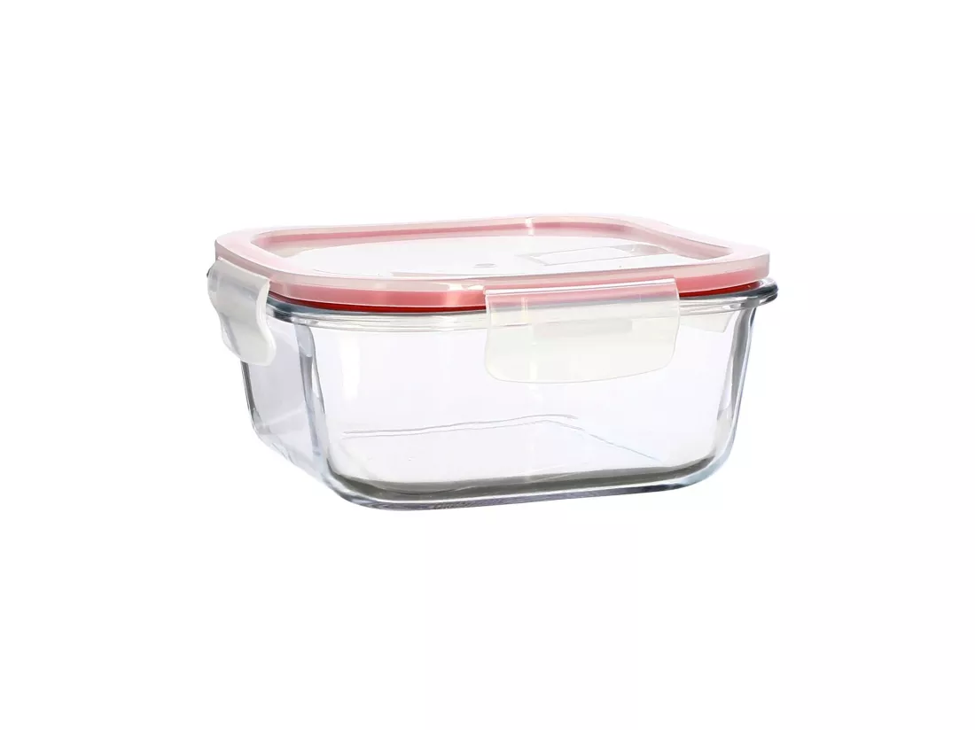 Menastyl - Boite Hermetique Carree + Couvercle 800ml Clementine