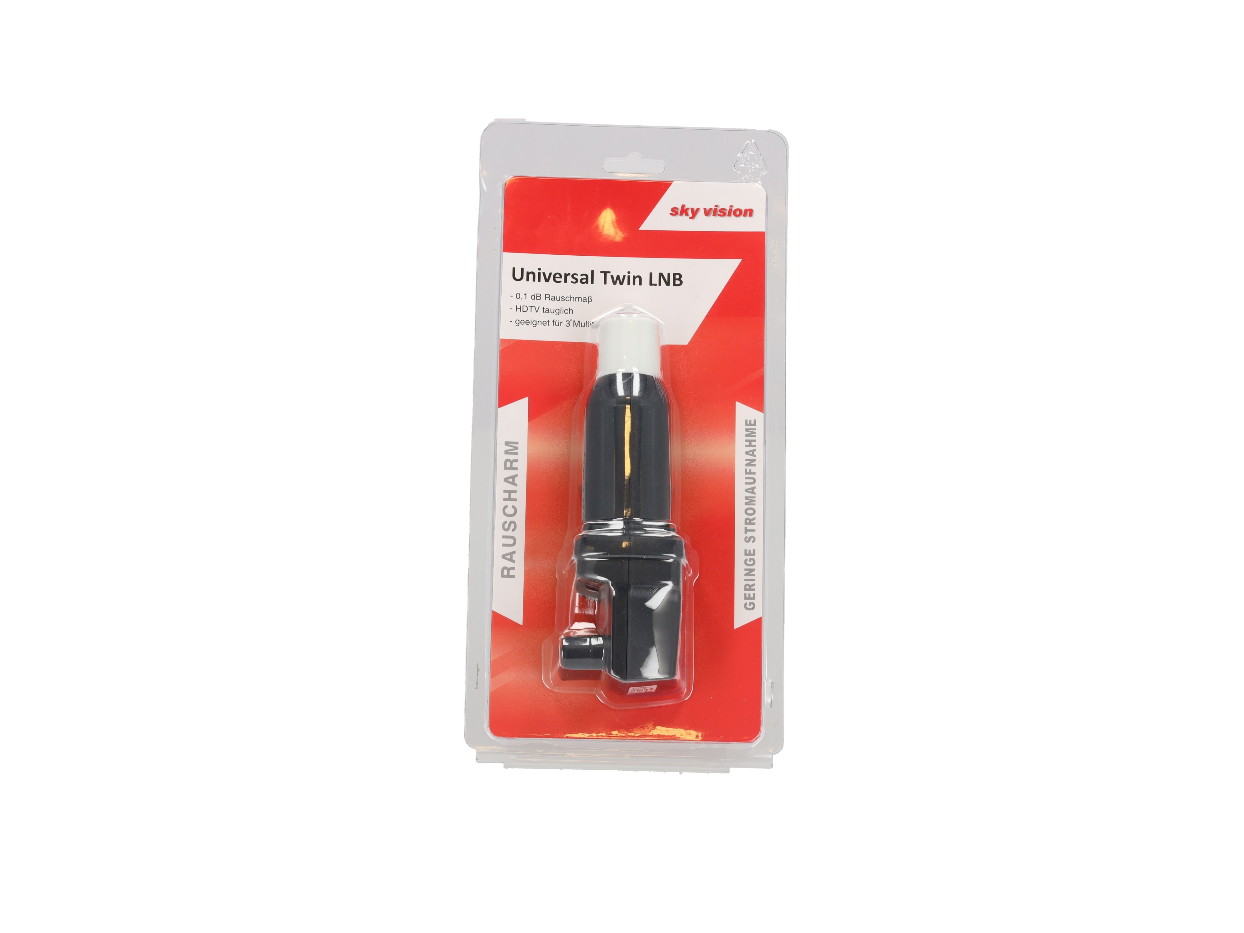 sky vision Rod-Twin-LNC, 0,1dB Twin Universal LNB in schlanker Bauform
