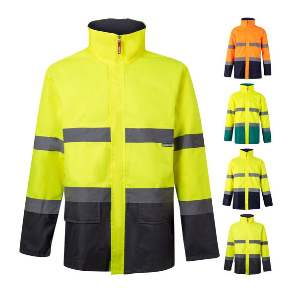 Velilla 36105 - Parka bicolore (190g/m²), en polyester (100%), avec finition PU