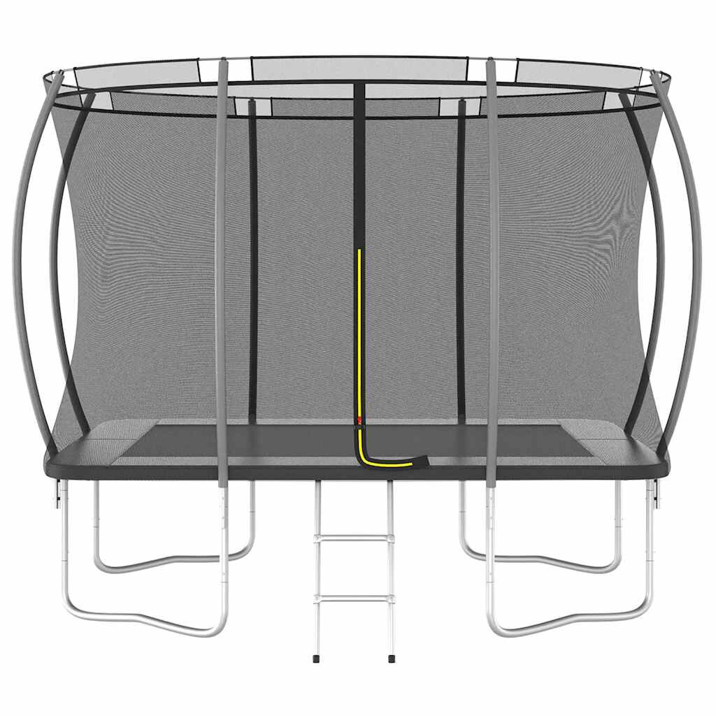 vidaXL Trampoline met accessoires, rechthoekig, 274x183x76 cm, 150 kg