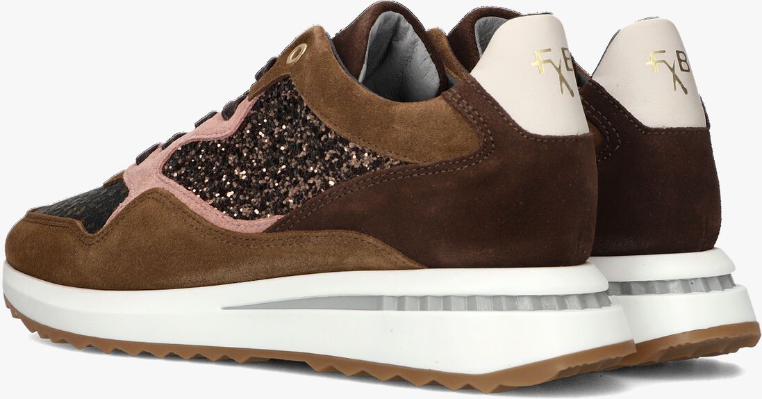FLORIS VAN BOMMEL bruine floris van bommel lage sneakers sfw-10119