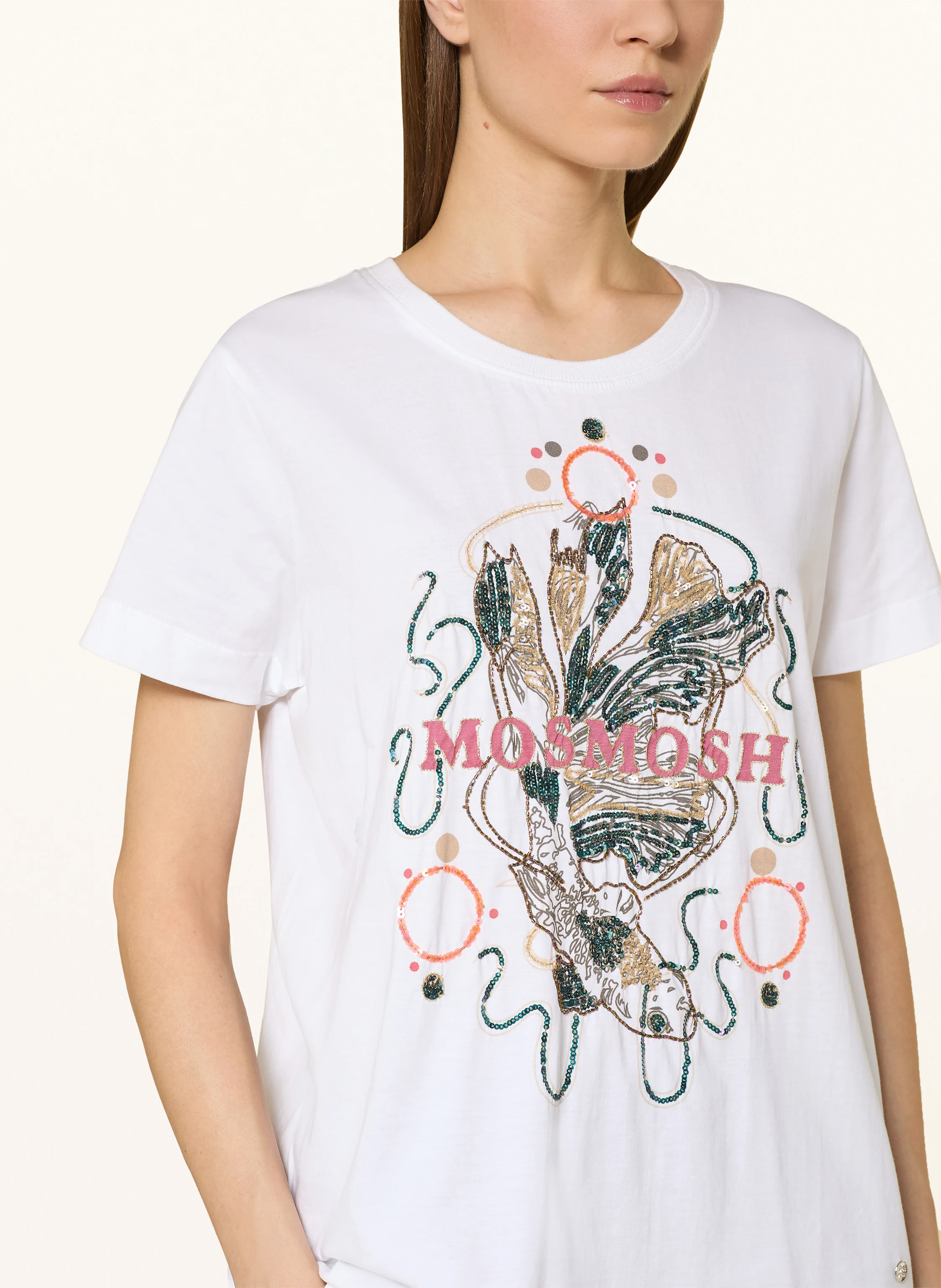MOS MOSH T-Shirt MMHALLIN mit Pailletten