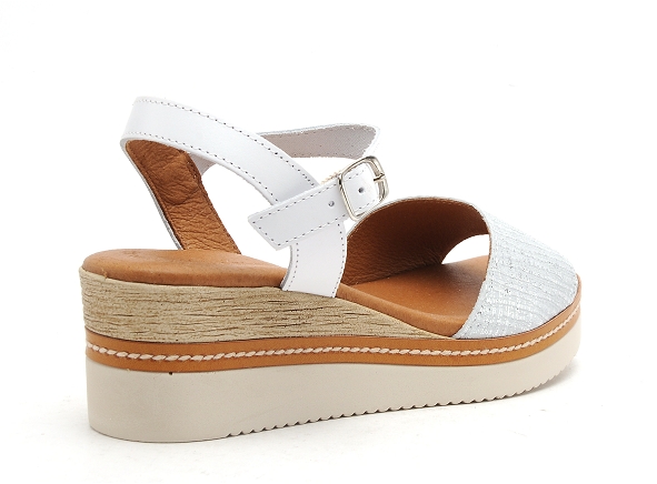 Eva frutos nu pieds talons femme 569 blanc
